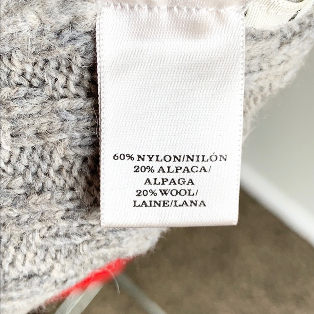 Ann Taylor Ribbed Sweater Grey Size Small - Picture 8 of 8